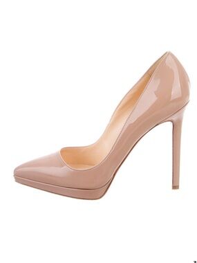 Christian Louboutin Patent Leather Pointed-Toe Pumps